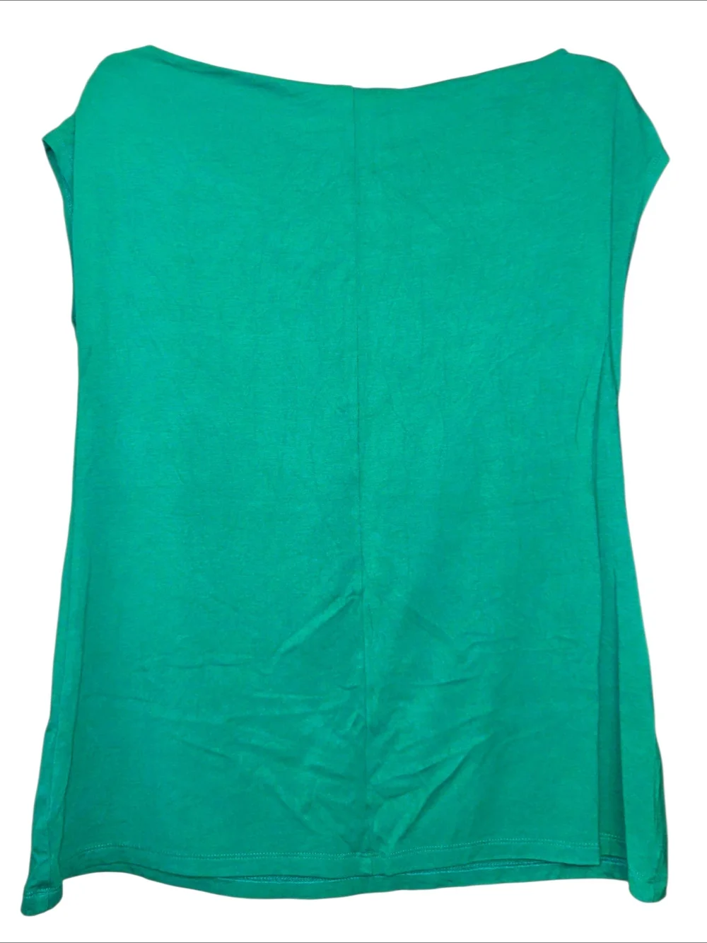 Smoking Lily Emerald Green Bamboo Boatneck Cap Sleeve Jellyfish Tee XL - Picture 3 of 4